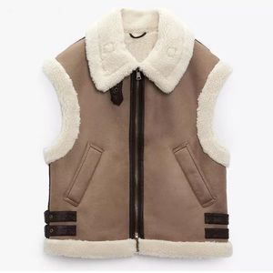 Zara Combination Fleece Vest